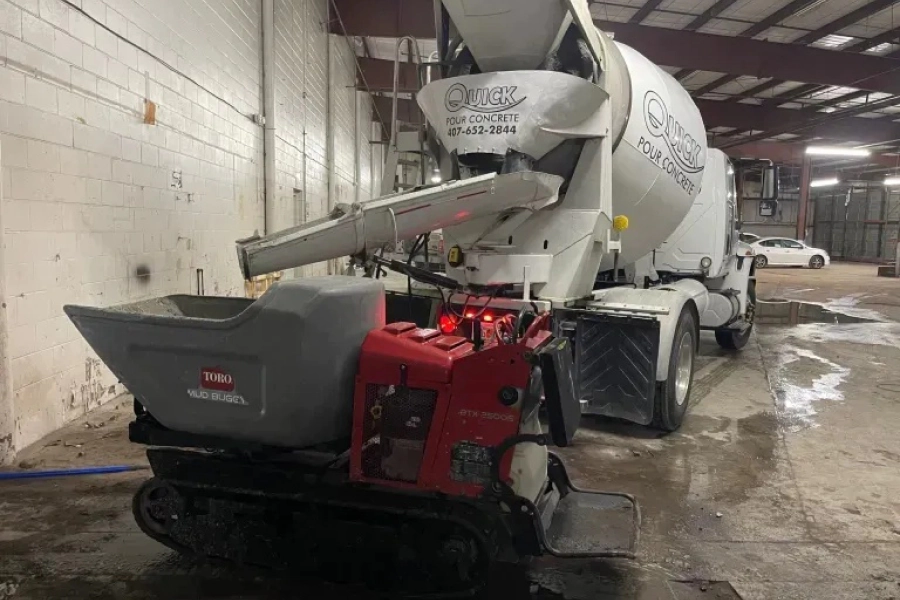 ready mix concrete delivery